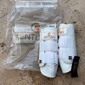 Kentucky Solimbra Dressage D30 Front XF Eventing Boots - white